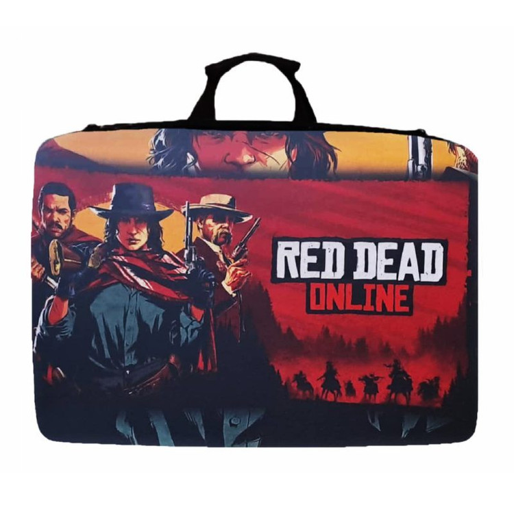 کیف کنسول بازی PS5 اسلیم درجه یک طرح Red Dead Online