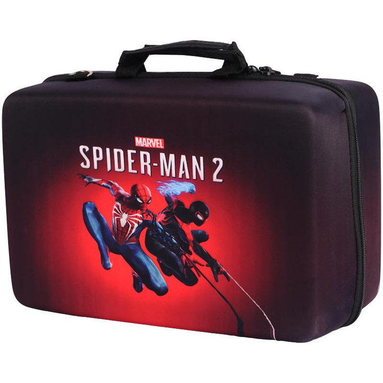 کیف کنسول بازی PS5 اسلیم درجه یک طرح Spider man 2