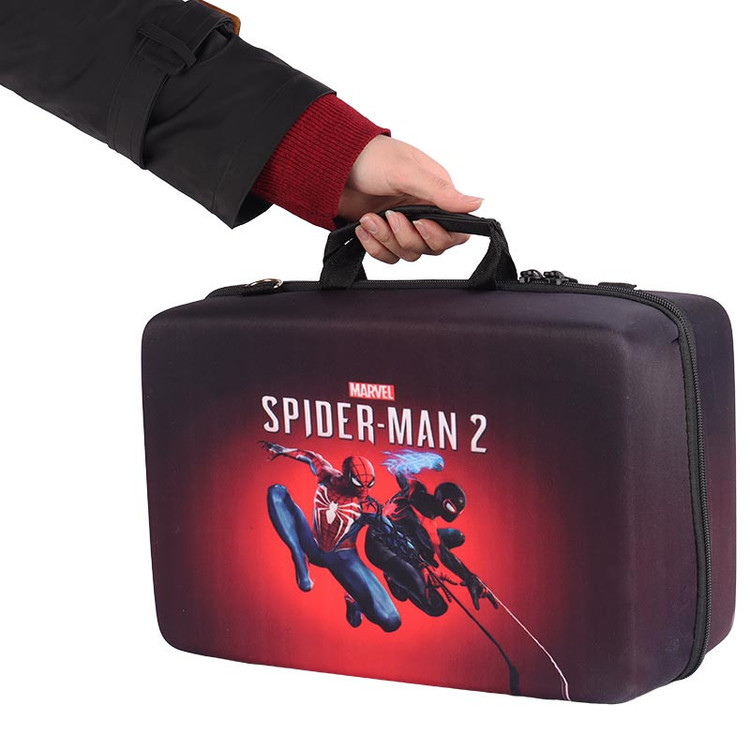 کیف کنسول بازی PS5 اسلیم درجه یک طرح Spider man 2