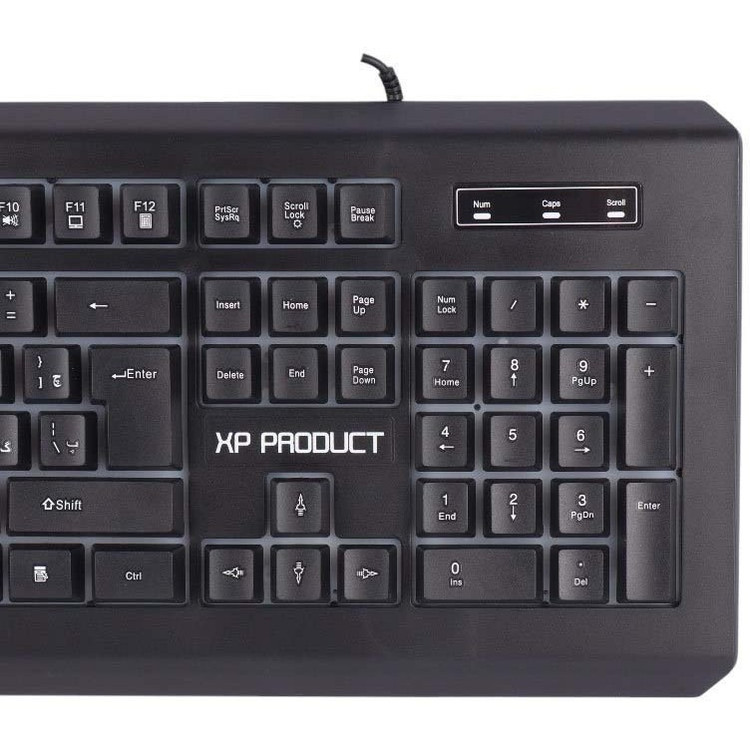 کیبورد سیمی گیمینگ XP Product مدل XP-11100N – مناسب برای بازیهای حرفهای