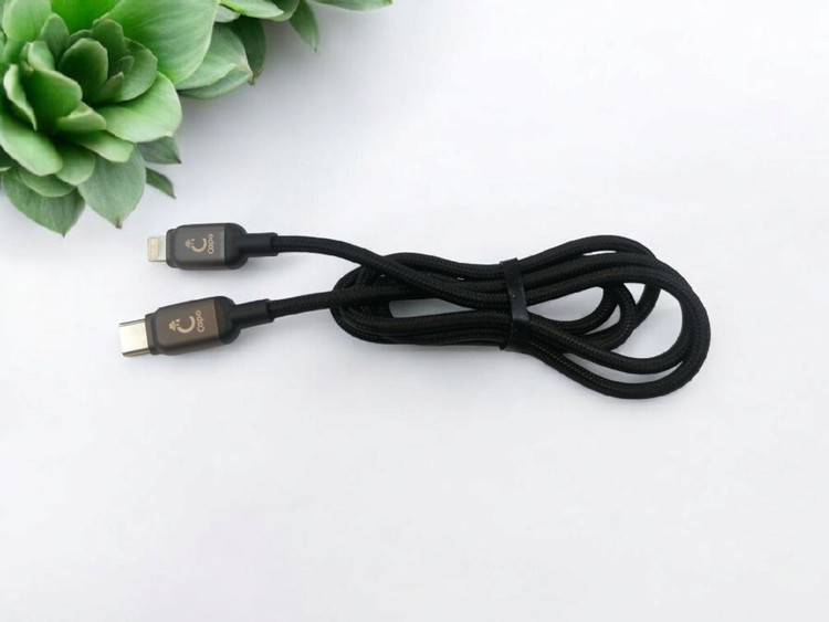 کابل شارژ سریع آیفون 27 وات Capo مدل CP-C004 (Type-C to Lightning)
