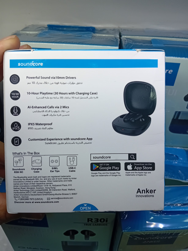 هندزفری بلوتوثی انکر Soundcore R50NC گرید + به سفارش امارات