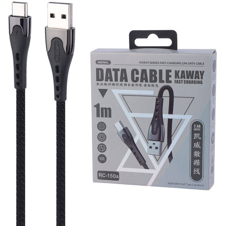 کابل اورجینال اصلی تایپ سی ریمکس مدل RC-150-a طول 1 متر