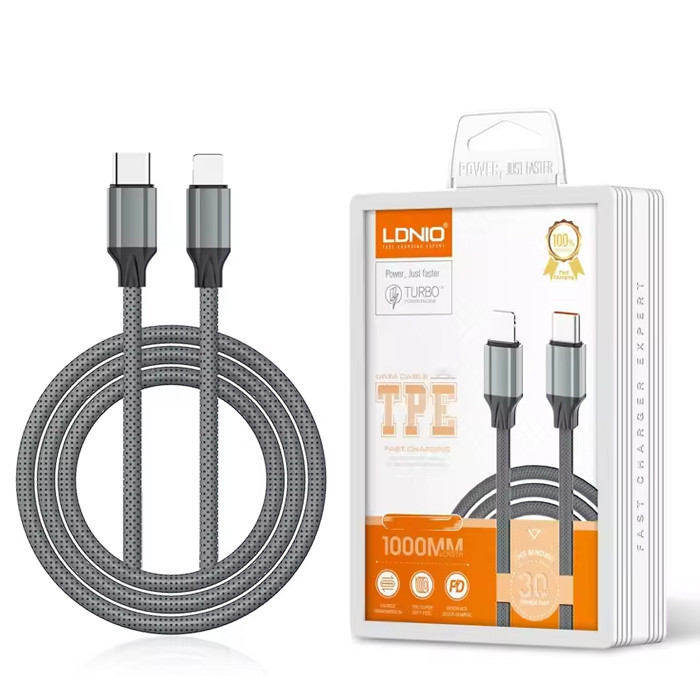 کابل اصلی شارژ تایپ سی به لایتنینگ الدینیو اورجینال مدل LDNIO LC441i