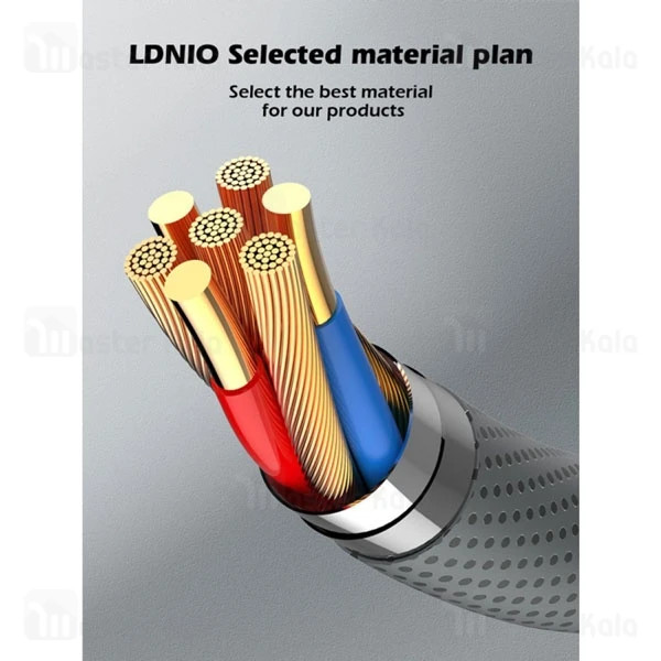 کابل اصلی شارژ تایپ سی به لایتنینگ الدینیو اورجینال مدل LDNIO LC441i