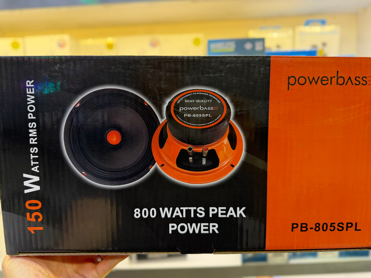 میدرنج پاور بیس 200 میلیمتر (8 اینچ) – Power Bass مدل 805spl