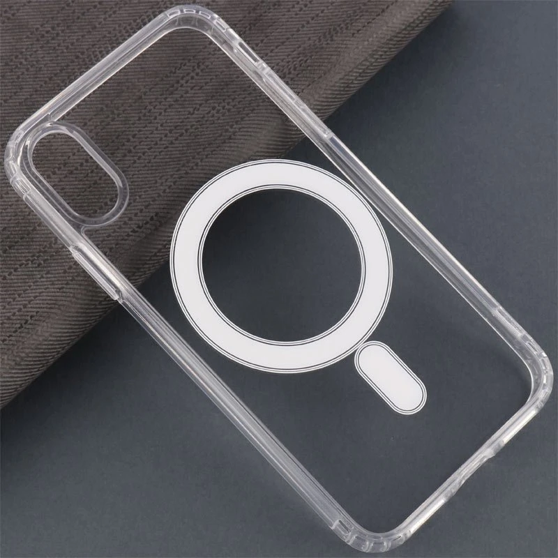 قاب ضد ضربه شیشه ای  مگ سیف (اصلی ) Clear Case Magnetic آیفون X و XS