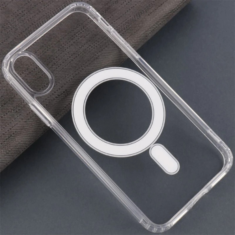 قاب ضد ضربه شیشه ای مگ سیف (اصلی ) Clear Case Magnetic آیفون X و XS