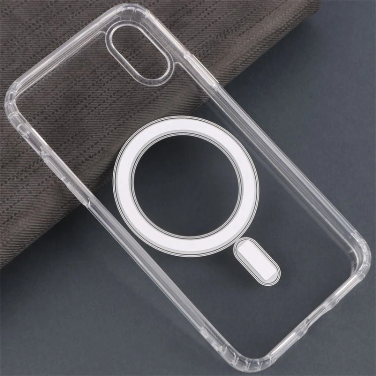 قاب ضد ضربه شیشه ای مگ سیف (اصلی ) Clear Case Magnetic آیفون X و XS