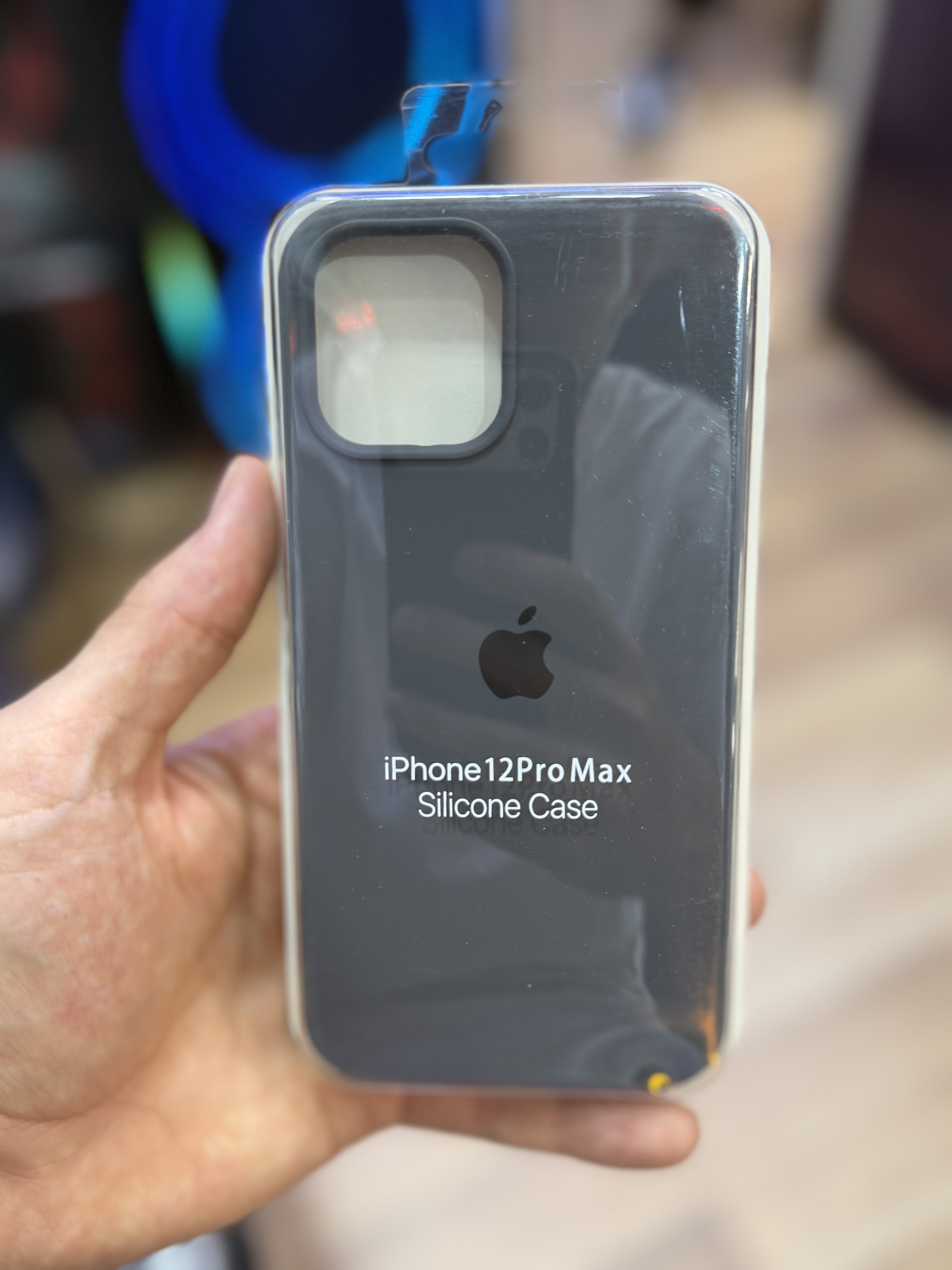 قاب محافظ سیلیکونی اورجینال ایفون 12پرو مکس نوک مدادی با ضمانت اصلی 12pro max