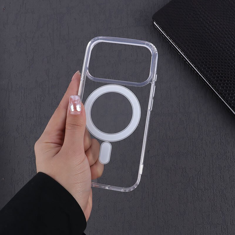قاب ضد ضربه مگ سیف شفاف آیفون iPhone 17 pro
