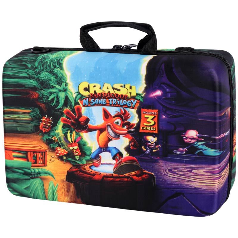 کیف کنسول بازی PS5 Slim طرح کراش   Crash Bandicoot