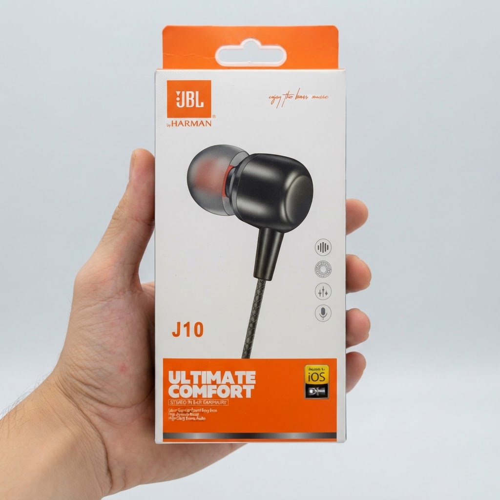 هندزفری JBL J-10  سیمی با کیفیت و اقتصادی جی بی ال