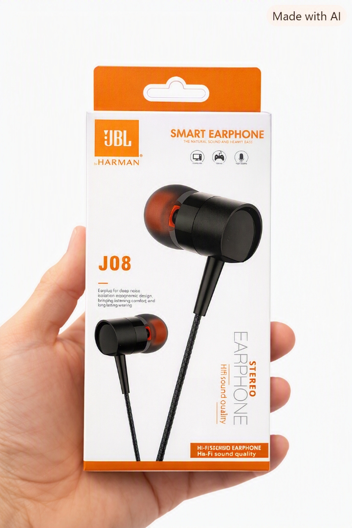 هندزفری 8-JBL J-  سیمی با کیفیت و اقتصادی جی بی ال