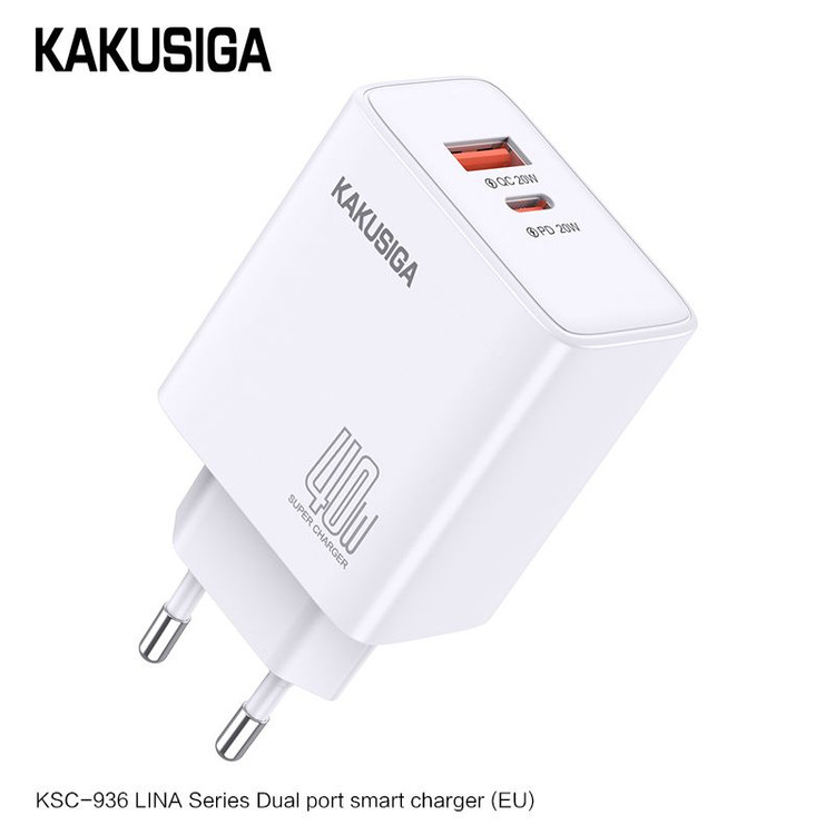 آداپتور شارژر KAKUSIGA 40w جنس شرکتی اورجینال