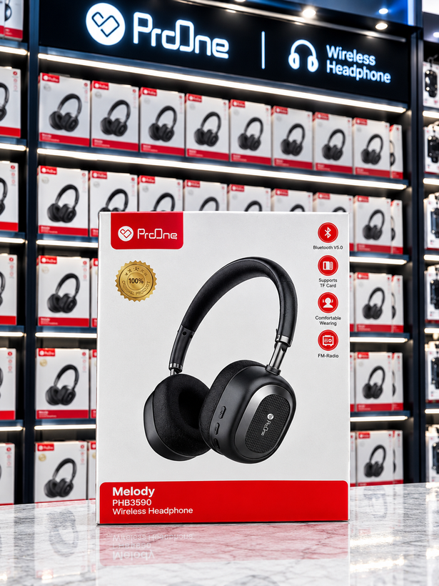هدست بی سیم پرووان مدل PHB3590 رنگ مشکی