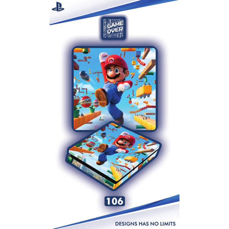 اسکین پلی استیشن 4 اسلیم طرح Super Mario